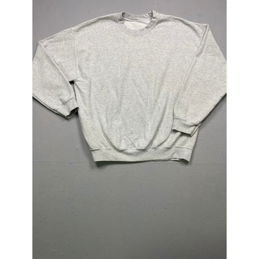Unbranded Crewneck Sweatshirt Cotton Blend Heather Gray XL Mens